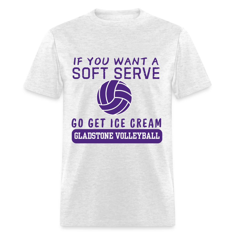 Gladstone Volleyball (Soft serve..ice cream) - light heather gray